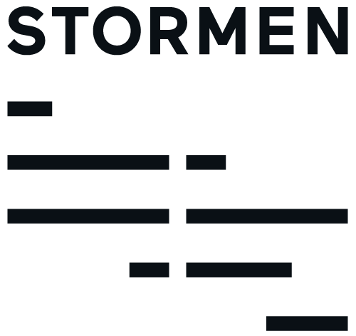 Streker. Logo for Stormen. Grafikk. - Klikk for stort bilde